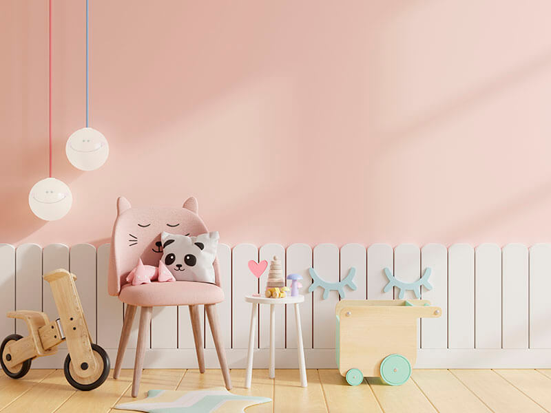 Decoración habitación de bebe tonos pastel